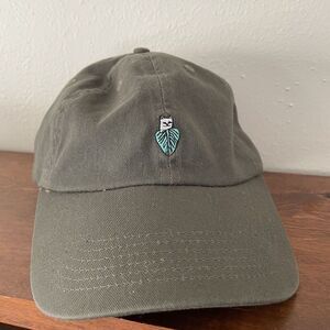 RIPNDIP Snapback Hat Olive 5-Panel Cap‎ Cat Hiding Behind Leaf Rip N Dip